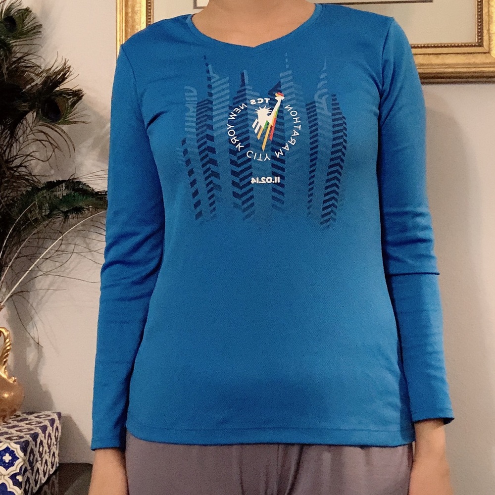 ASICS Dri-fit Marathon Long Sleeve Shirt - Picture 1 of 3